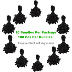 Nylon Snap Lock Pin Loop Fastener Hook Ties 1000Pcs