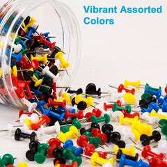 100pcs Colored Thumbtacks Student Stationery