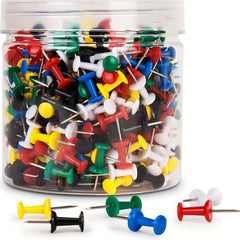 100pcs Colored Thumbtacks Student Stationery