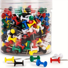 100pcs Colored Thumbtacks Student Stationery