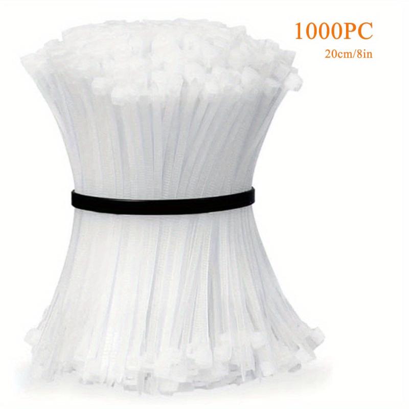 1000pcs Nylon Cable Ties Self locking 8in