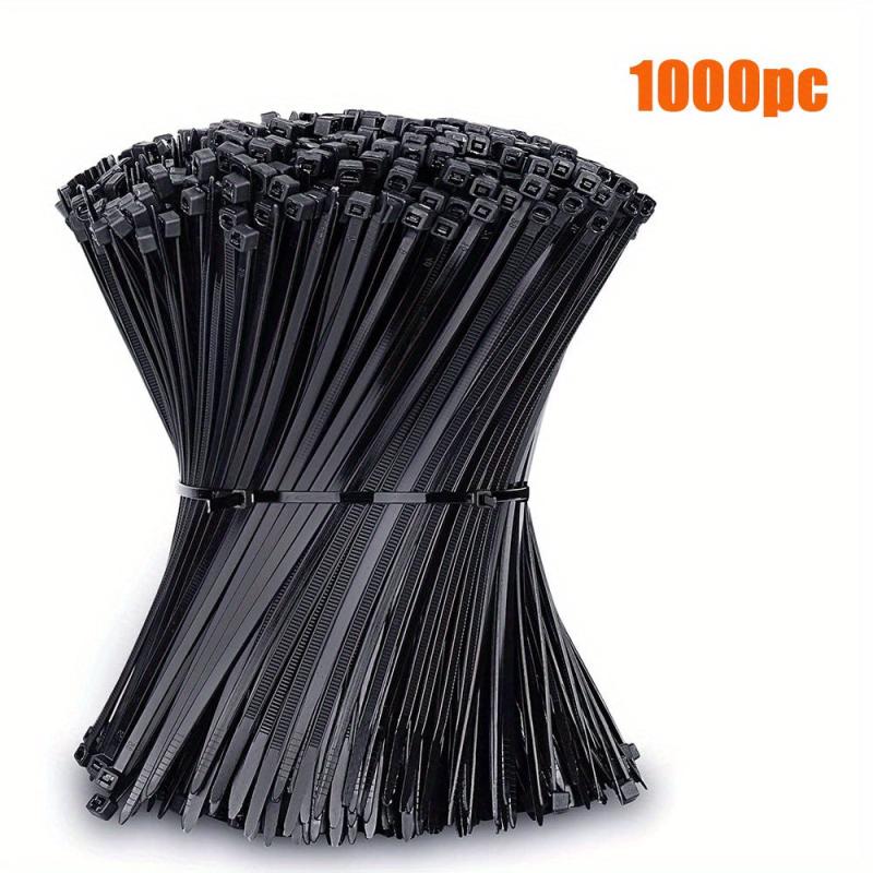 1000pcs Nylon Cable Ties Self locking 8in