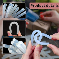 20Pack Mini Hot Glue Gun Sticks 1.09X10.16Cm Multipurpose Clear