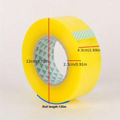 3pcs Clear Packaging Tape 4 3 150 2 Roll Length 125m 4921 25 IN