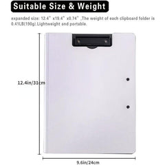 A4 Clipboard 360 Degree Cover Flip Closeable Clipboard