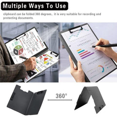 A4 Clipboard 360 Degree Cover Flip Closeable Clipboard