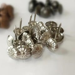 200pcs 11x16mm Silvery Upholstery Nail Decorative Tack Stud Pushpin