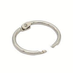 30pcs Iron Ring Buckle Binding Ring Coil Ring Loose Leaf Ring