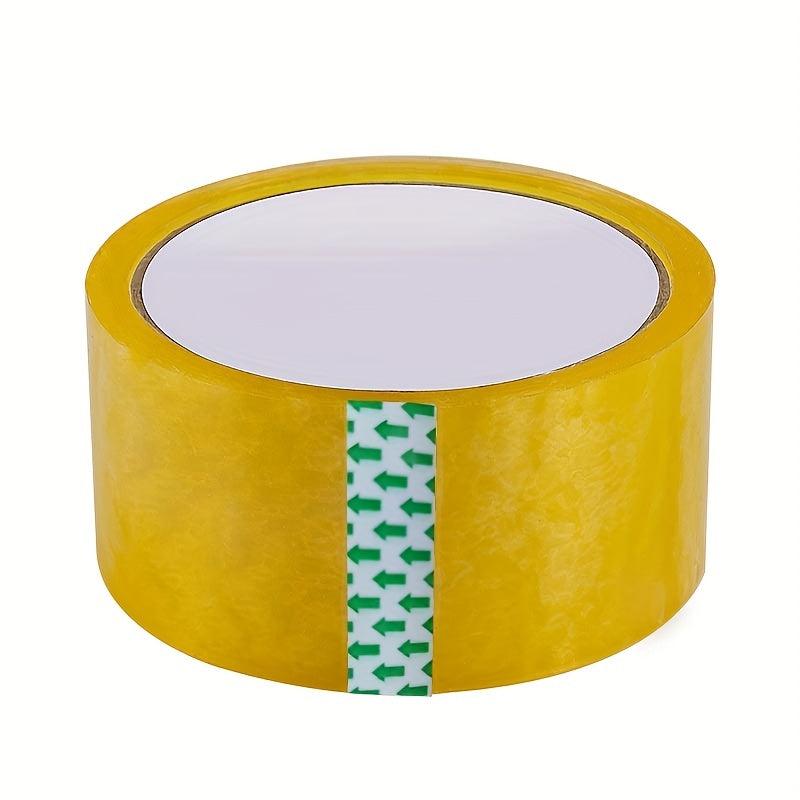 4 1 8inch X80m Yellow Transparent Odorless Tape Large Roll Packaging Tape