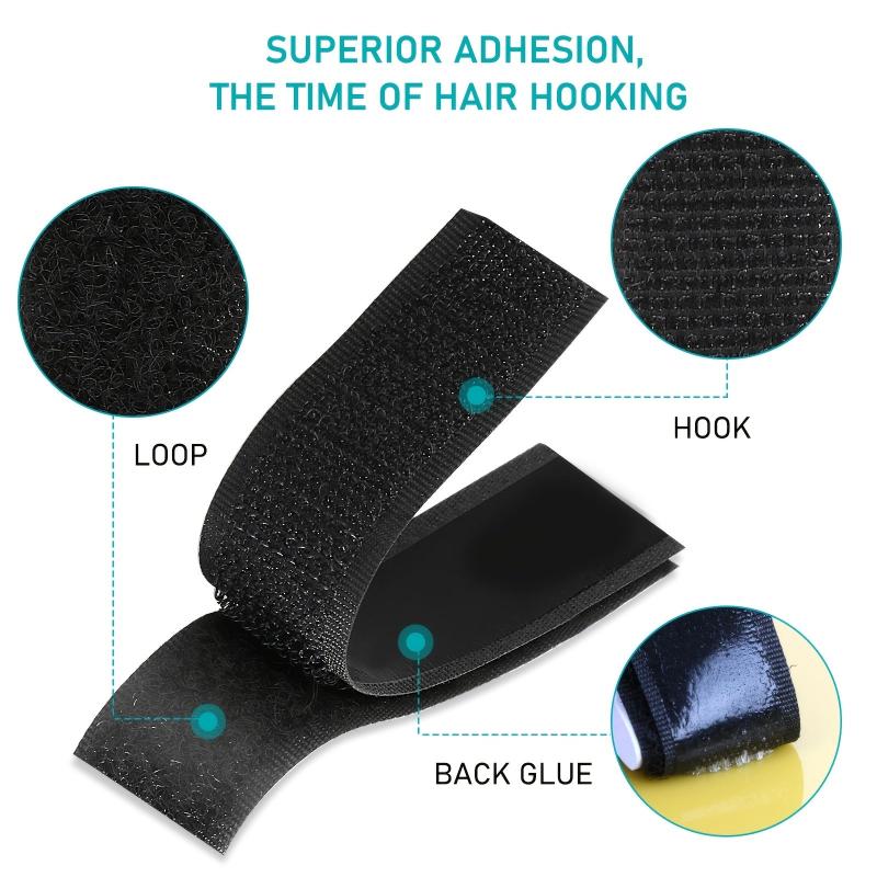 Self Adhesive Double Sided Hook & Loop Tape Roll 8in x 70 9in