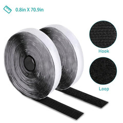 Self Adhesive Double Sided Hook & Loop Tape Roll 8in x 70 9in