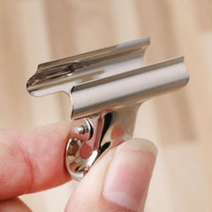 6pcs 38mm Metal Bulldog Grip Clips Food Bag Sealing Clamp