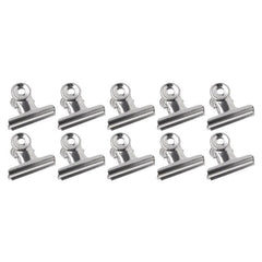 6pcs 38mm Metal Bulldog Grip Clips Food Bag Sealing Clamp