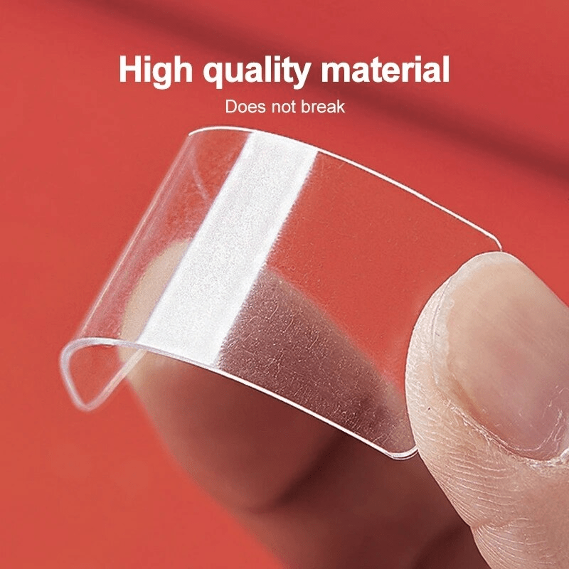 5 Boxes Reusable Double Sided Tape Transparent Nano Glue Self Adhesive