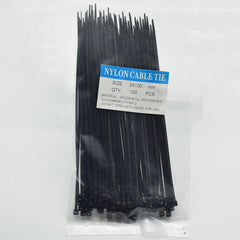 100pcs Colorful Self Locking Nylon Cable Ties 3 Sizes 3 150mm 3 100mm 3 200mm