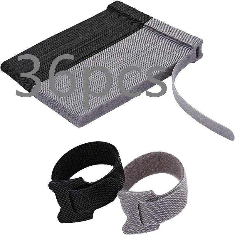 36pcs Reusable Cable Ties 6 inch Adjustable Wire Storage Tape Multifunctional