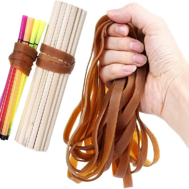 100pcs Heavy Duty Rubber Bands Strong Elastic Rubber Bands 4mm