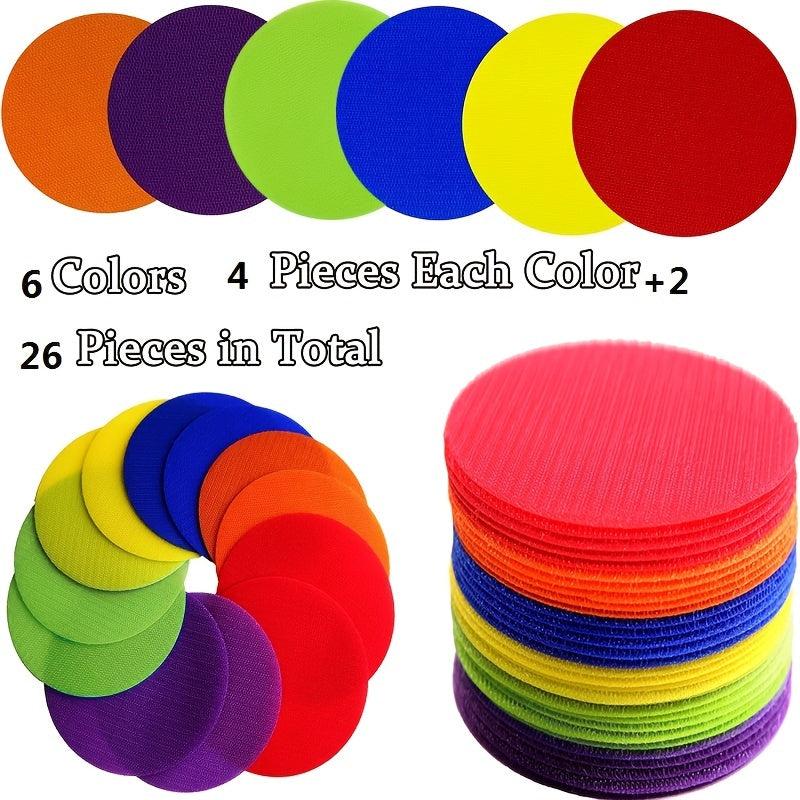 26pcs Magic Carpet Circle Dots Spot Markers for Teachers Preschoolers