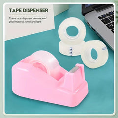 Pink Tape Dispenser for Wrapping & Home Office Supplies