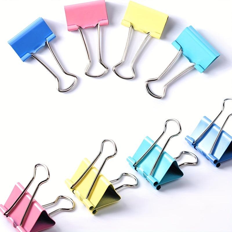Colorful Metal Clips for Office Documents
