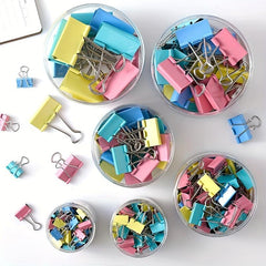Colorful Metal Clips for Office Documents