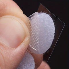 200pcs 0.79in Strong Adhesive Hook And Loop Point Nylon Waterproof Tape