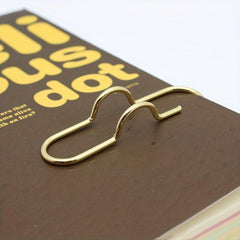 Metal Pen Clip Creative Notebook Accessories Convenient To Carry Curved Pin Pen