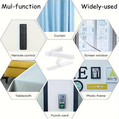 Heavy Duty Self Adhesive Strips 2.54x10.16 cm Mounting Tape