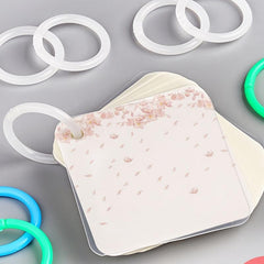 50pcs Loose Leaf Rings 1 1 Inch 2 for Crafting & Decorating