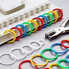 50pcs Loose Leaf Rings 1 1 Inch 2 for Crafting & Decorating