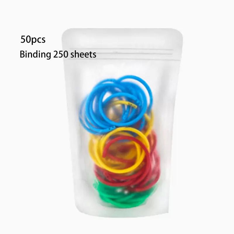 50pcs Loose Leaf Rings 1 1 Inch 2 for Crafting & Decorating