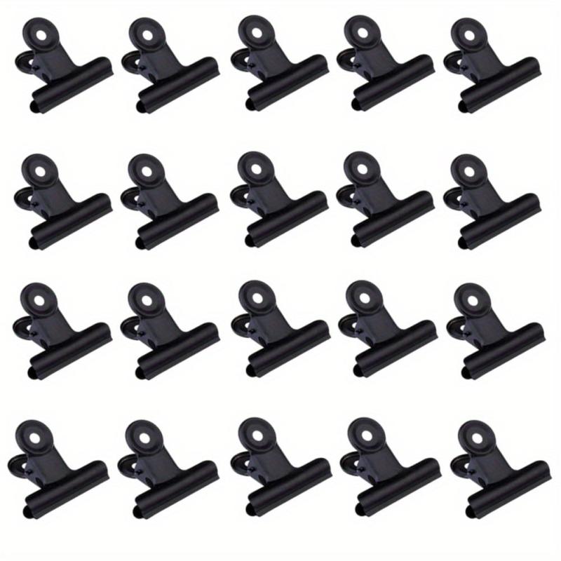 20pcs Mini Metal Hinge Clips Paper Clamps 22mm
