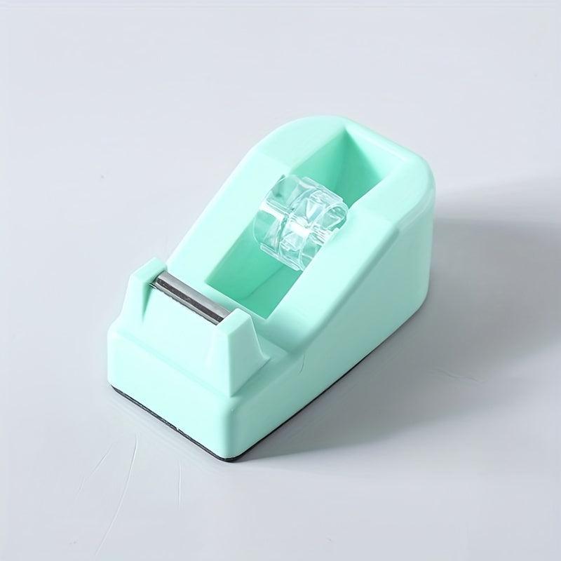 Pink Tape Dispenser with Weighted Nonskid Base