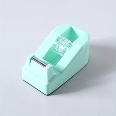 Pink Tape Dispenser with Weighted Nonskid Base