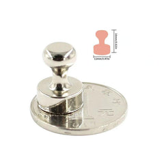 10pcs Neodymium Magnetic Pushpins Durable Steel Magnet Push Pin