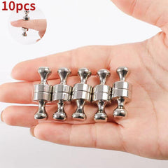 10pcs Neodymium Magnetic Pushpins Durable Steel Magnet Push Pin