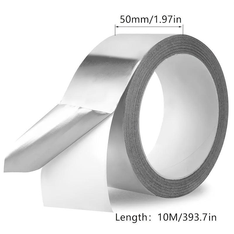 10m Aluminum Foil Tape HVAC Seal Repair Adhesive Heavy Duty Metal Pipe Tape