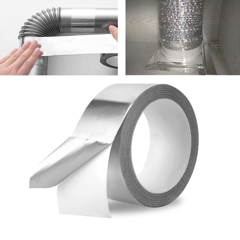 10m Aluminum Foil Tape HVAC Seal Repair Adhesive Heavy Duty Metal Pipe Tape