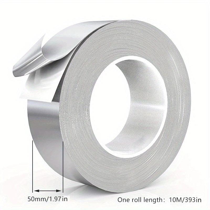 10m Aluminum Foil Tape HVAC Seal Repair Adhesive Heavy Duty Metal Pipe Tape