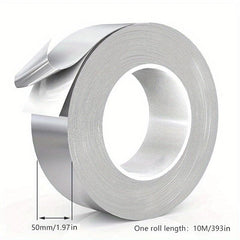 10m Aluminum Foil Tape HVAC Seal Repair Adhesive Heavy Duty Metal Pipe Tape