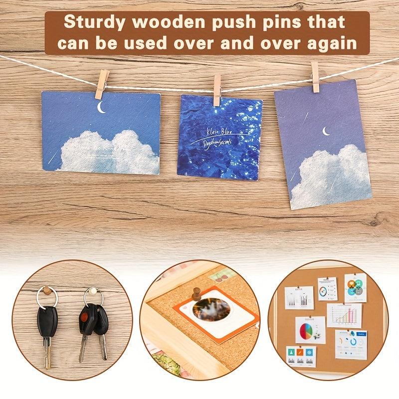 114pcs Decorative Push Pins for Wall Hangings Bulletin Boards & Craft Projects