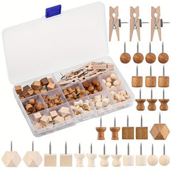 114pcs Decorative Push Pins for Wall Hangings Bulletin Boards & Craft Projects