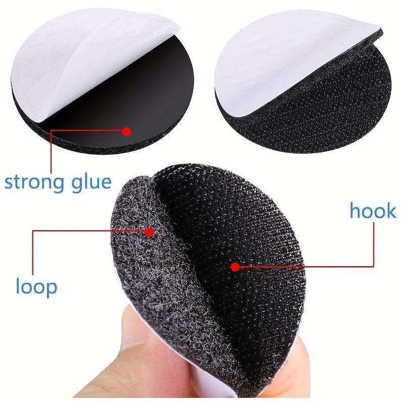 Self Adhesive Nylon Hook Dots Sticker Tape Anti Slip Matte Strap