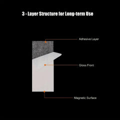 150pcs Self Adhesive Square Magnets 3.05cm X 1.02cm Peel & Stick Magnetic Sheets