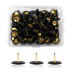 100 Plastic Round Head Push Pins, Mixed Colors