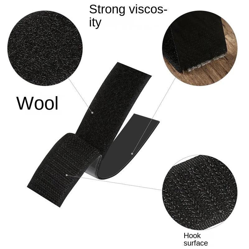 2Pcs Hook And Loop Tape Cable Ties 0.79inch Fastener Tape Sewing Accessories