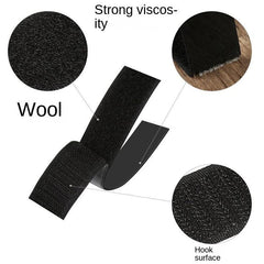 2Pcs Hook And Loop Tape Cable Ties 0.79inch Fastener Tape Sewing Accessories