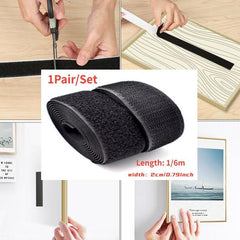 2Pcs Hook And Loop Tape Cable Ties 0.79inch Fastener Tape Sewing Accessories