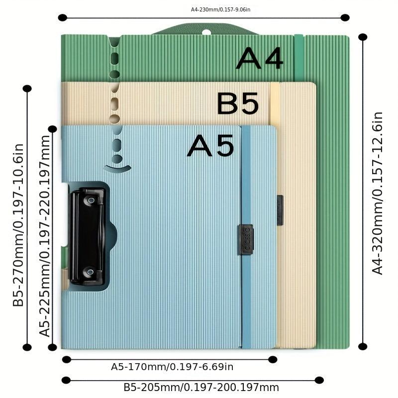 B5 Horizontal Strap Style File Folder Clip