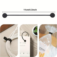 Magnetic Rope Knot Reusable Cable Tie Wire Organization
